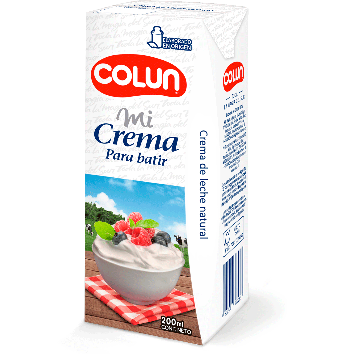 Crema de leche 200 ml |