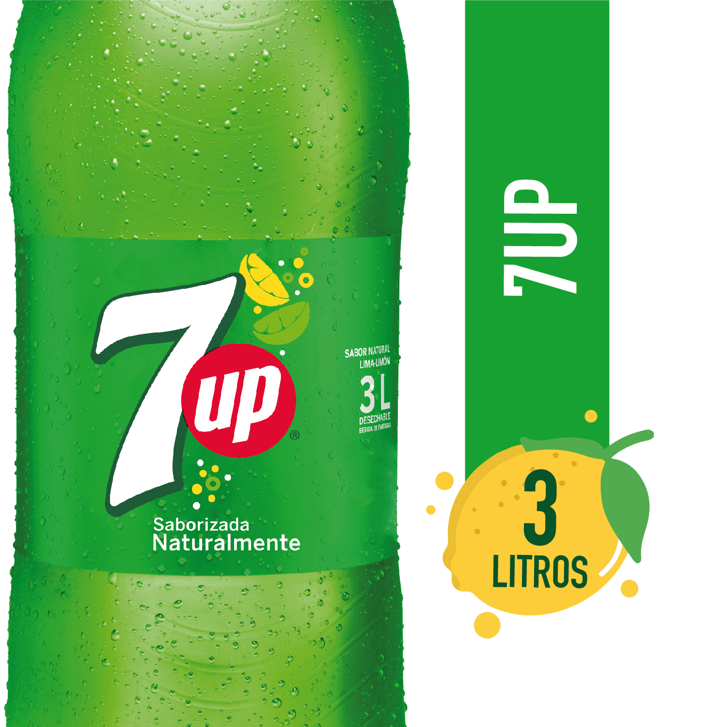 Gaseosa 7up 1,5l Bebida Lima Limón Seven Up