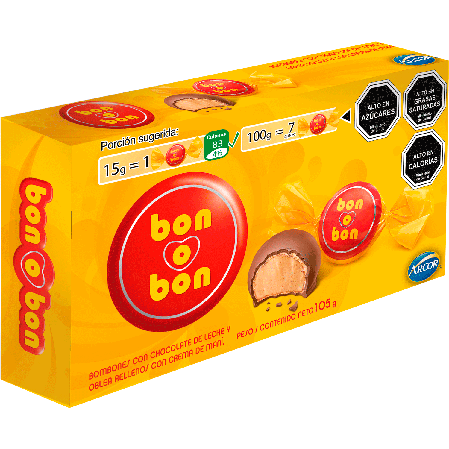 Chocolate Bon o Bon Leche 120 g