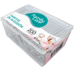 Varitas de Algodón Family Care 200 un.