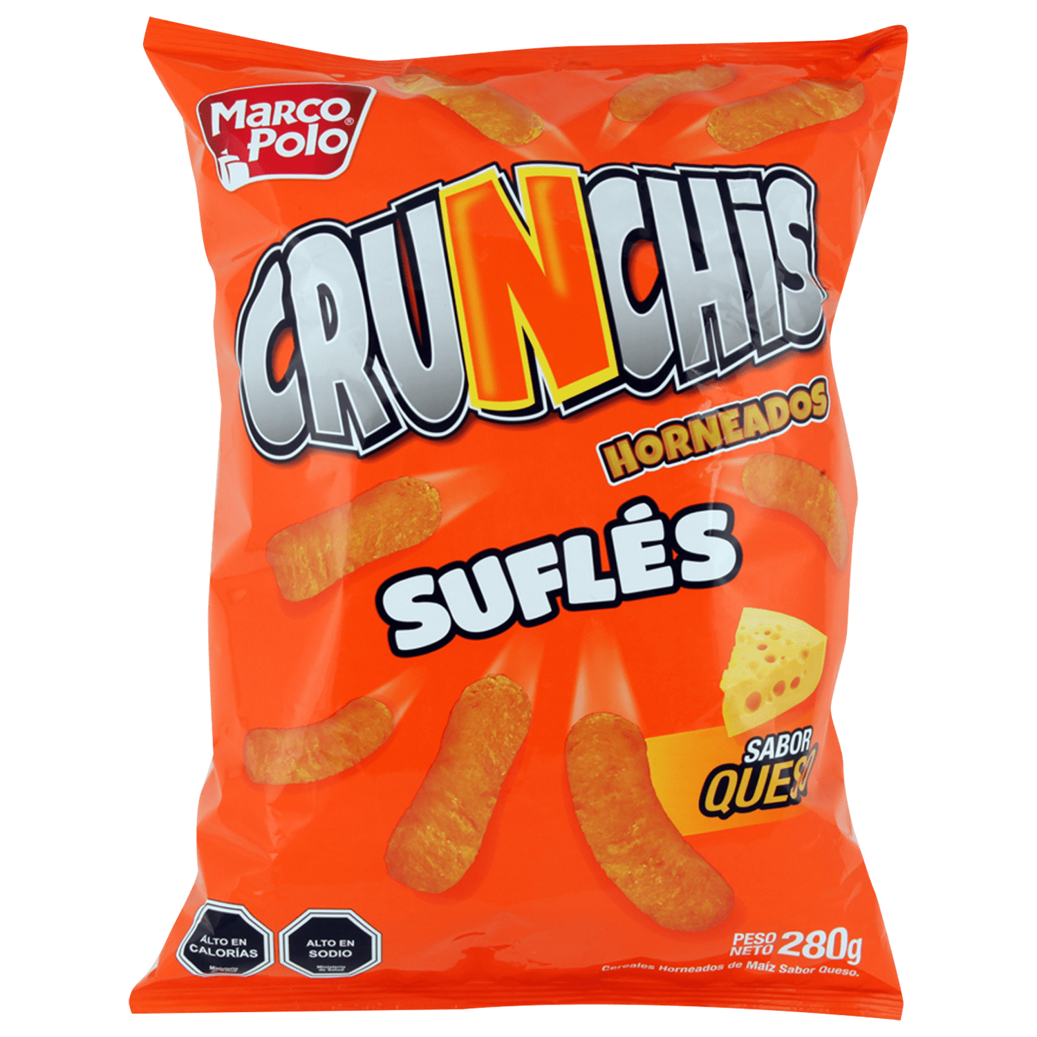 Crunch Cheese Marco Polo Suflés Bolsa 300 Grs Santaisabel Cl<script async src=