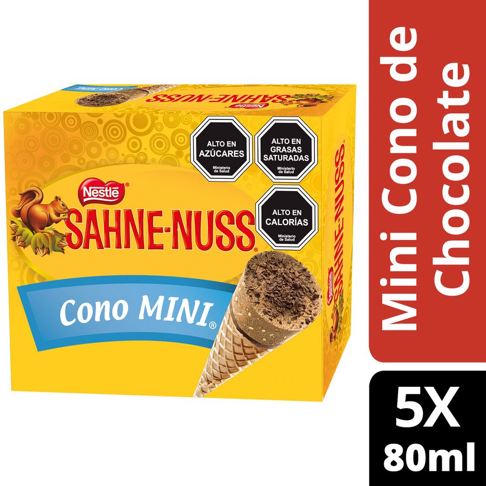 Comparar precios: Helado Cono Mini Sabor Chocolate Y Almendra, 5 Un - Sahne Nuss - ¿Cuánto Cuesta? ¿Dónde Comprar?