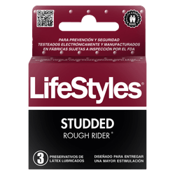 Preservativos Lifestyles Rough Rider 3 un.