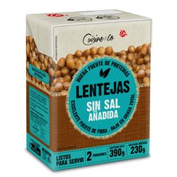 Lentejas 230 g drenado, 390 g neto