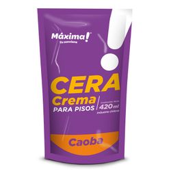 Cera en Crema Caoba Máxima 420 cc