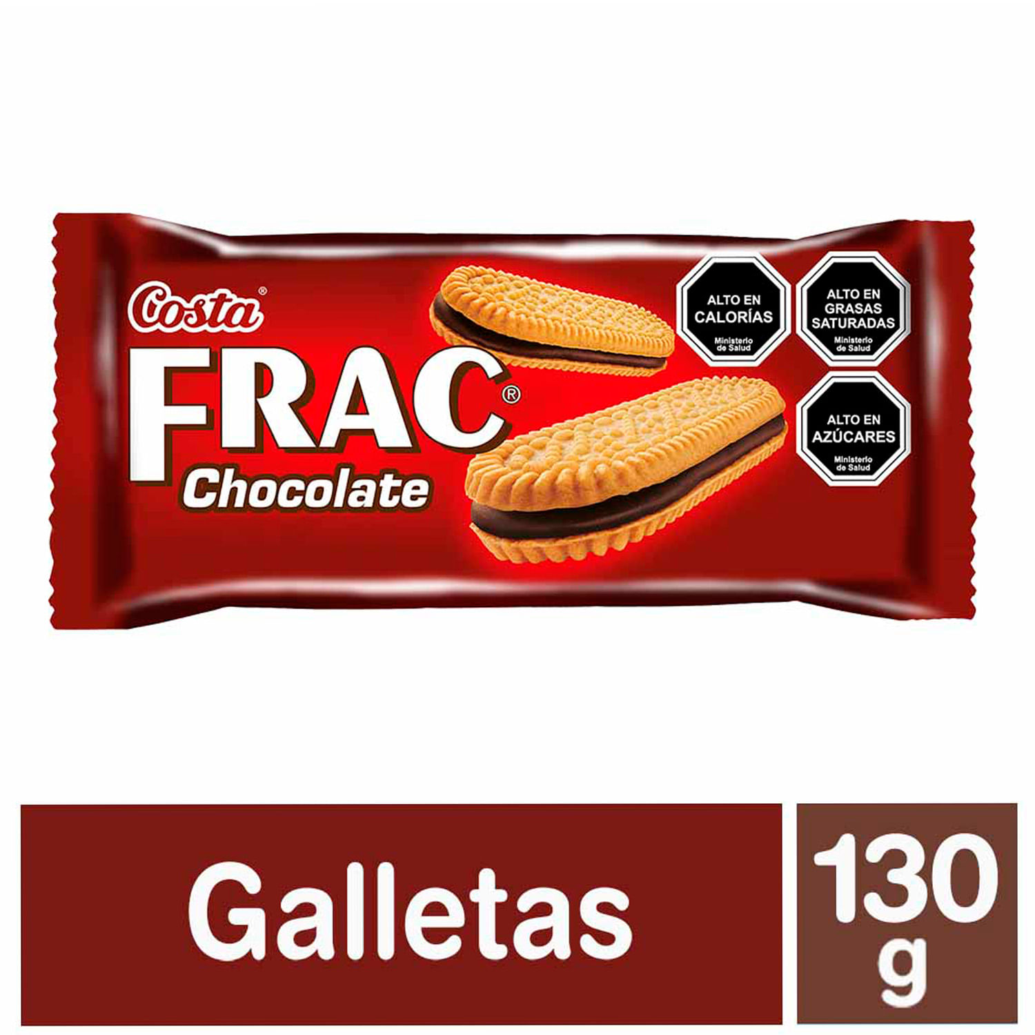 Derritiendo Retencion Culpable Galletas Frac chocolate 130 g | SantaIsabel.cl