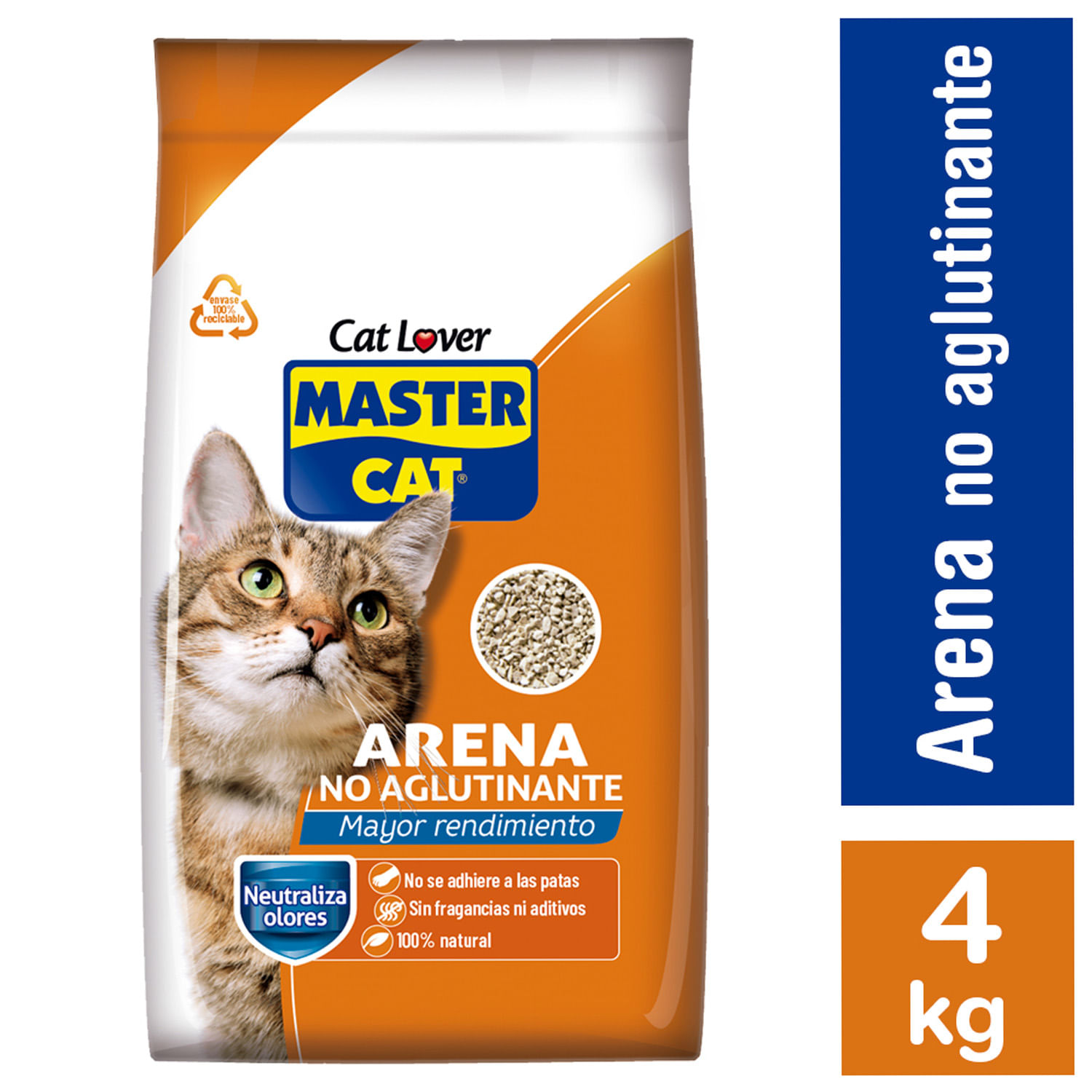 Arena para Gatos Easy Clean Pequeña Limón 4kg —