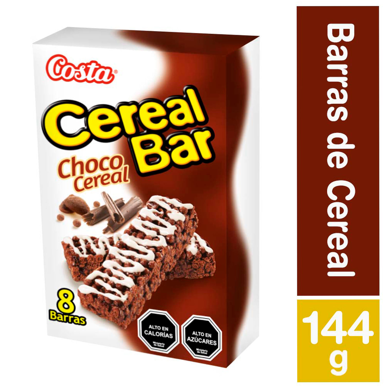 Barritas de cereales con chocolate con leche y sin aceite de palma