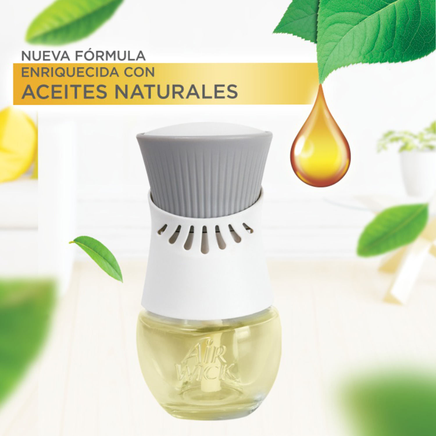 Air Wick® Aromatizante de Ambiente Eléctrico Aparato+Repuesto Delicias de  Vainilla 21 ml