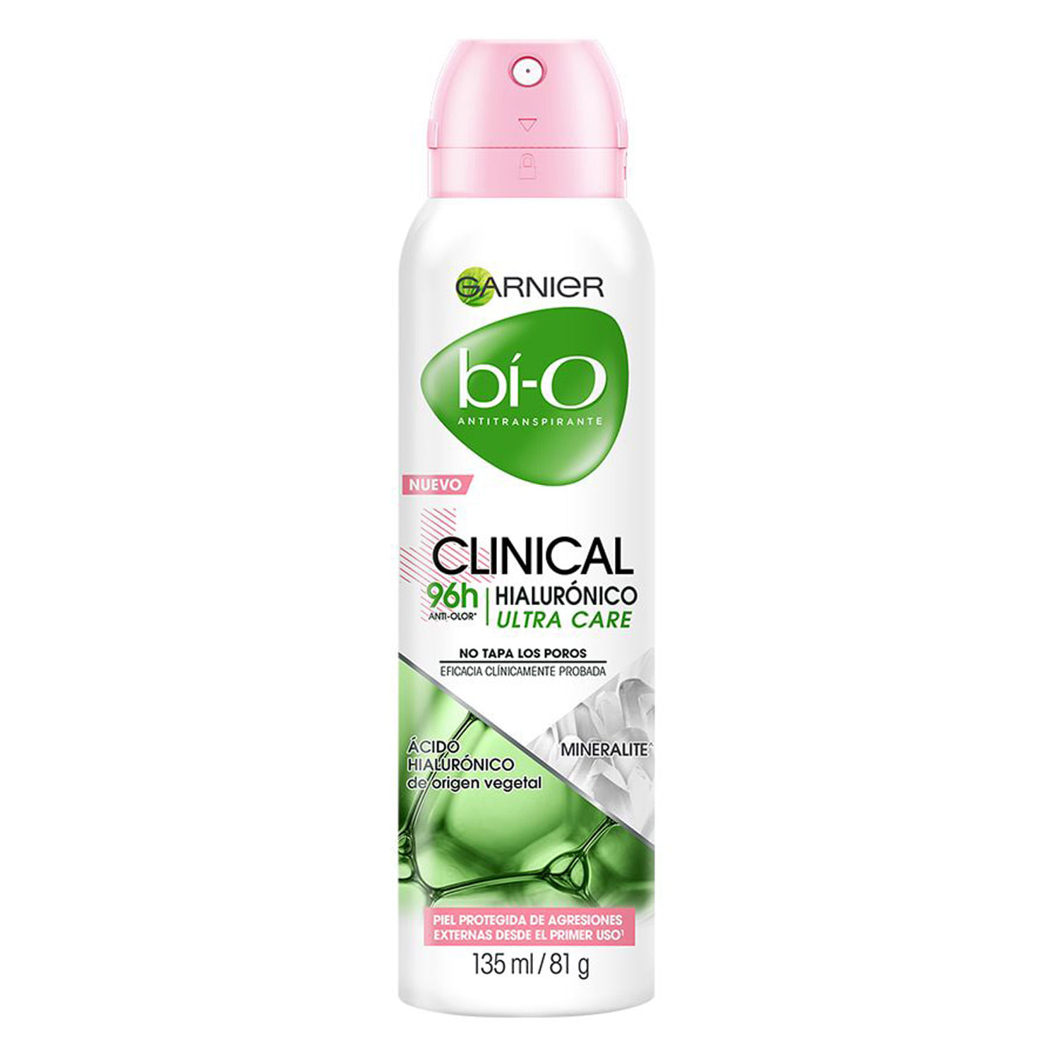 Desodorante Spray Garnier bí-O Clinical Hialurónico 135 ml