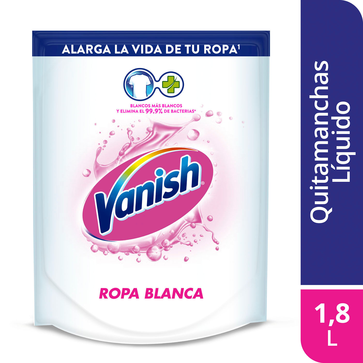 Quitamanchas Vanish Polvo Rosa + Blanco 450 g 2 un.