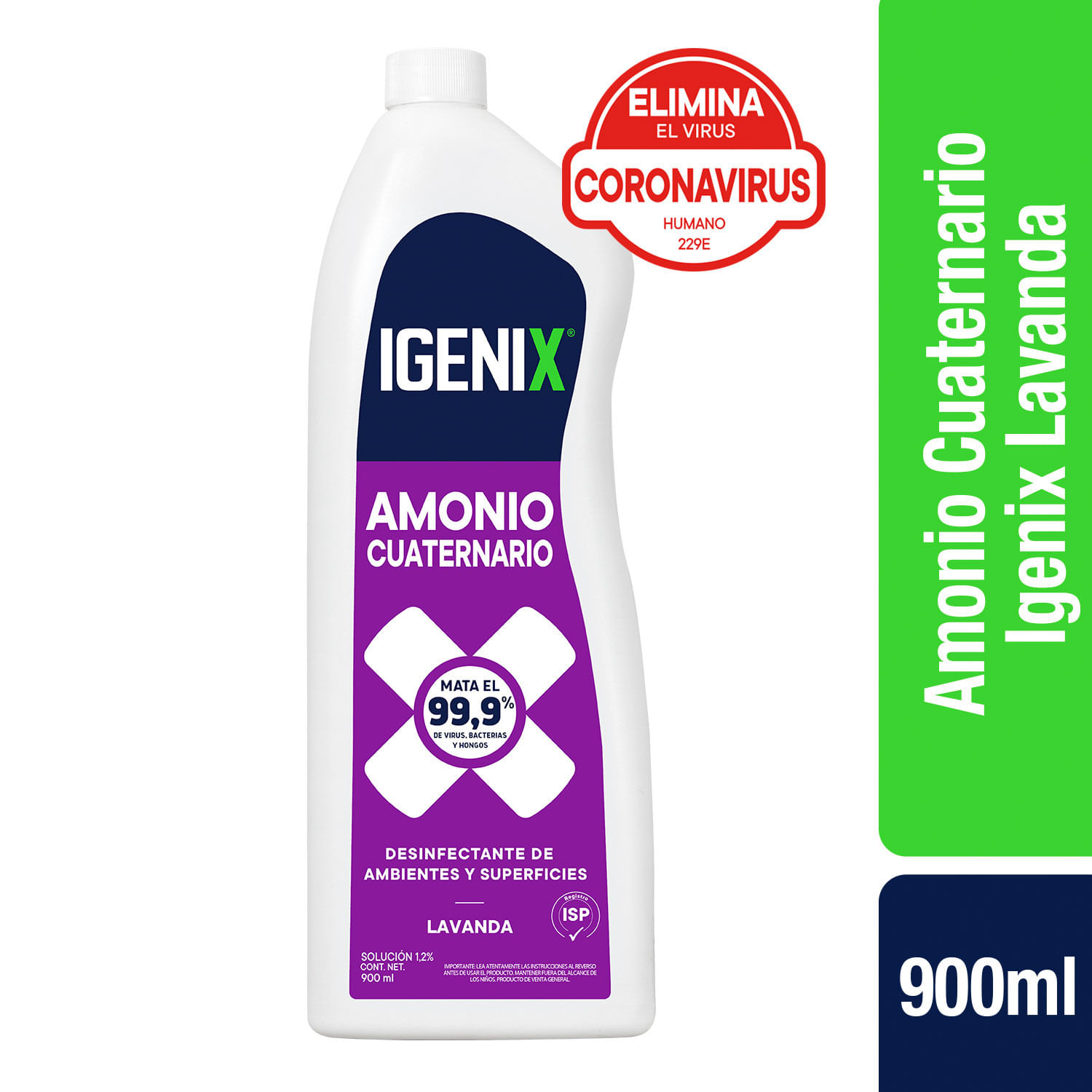 Desinfectante Amonio Igenix Lavanda 900 ml