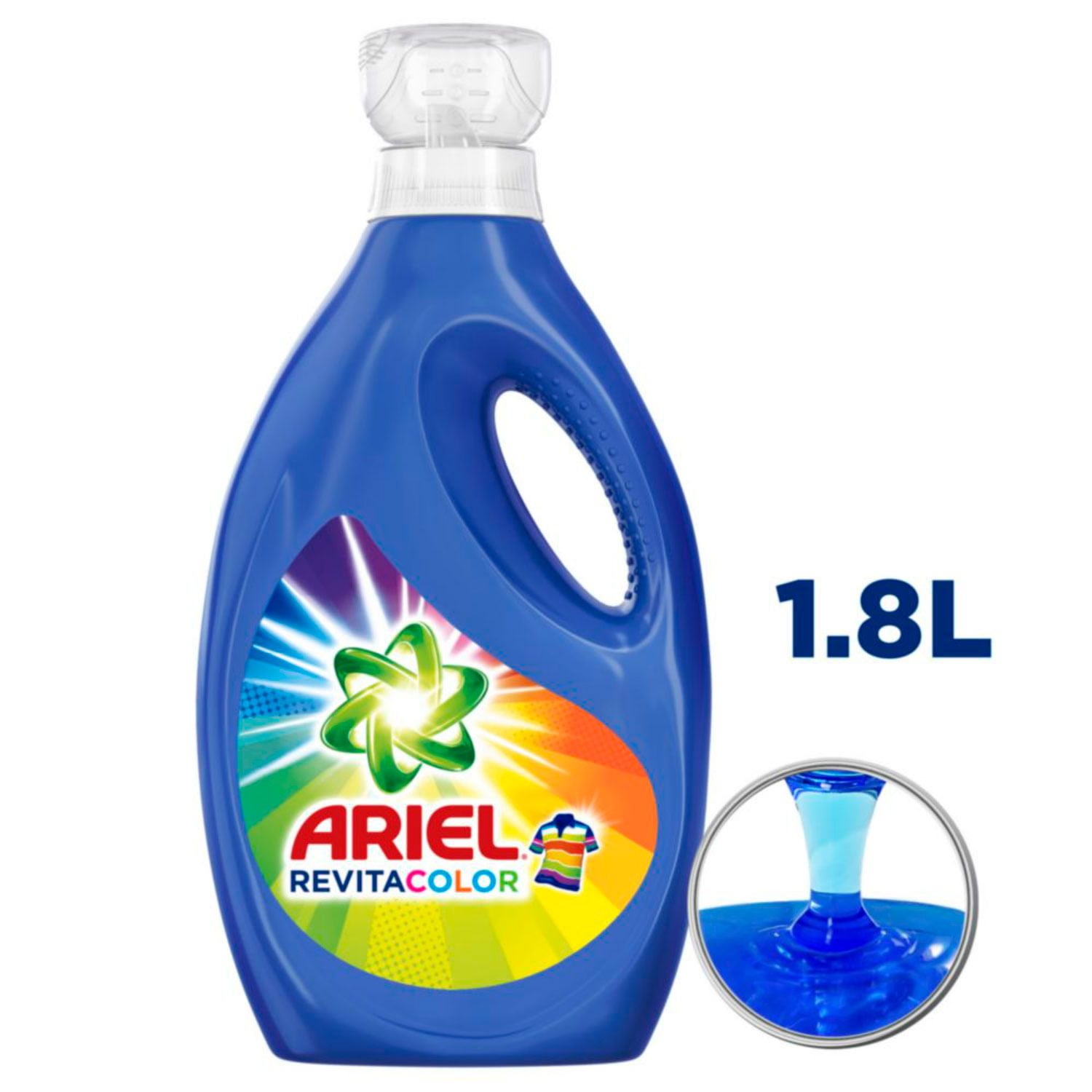 Murciélago límite Ondular Detergente Líquido Ariel Revitacolor 1.8 L | SantaIsabel.cl