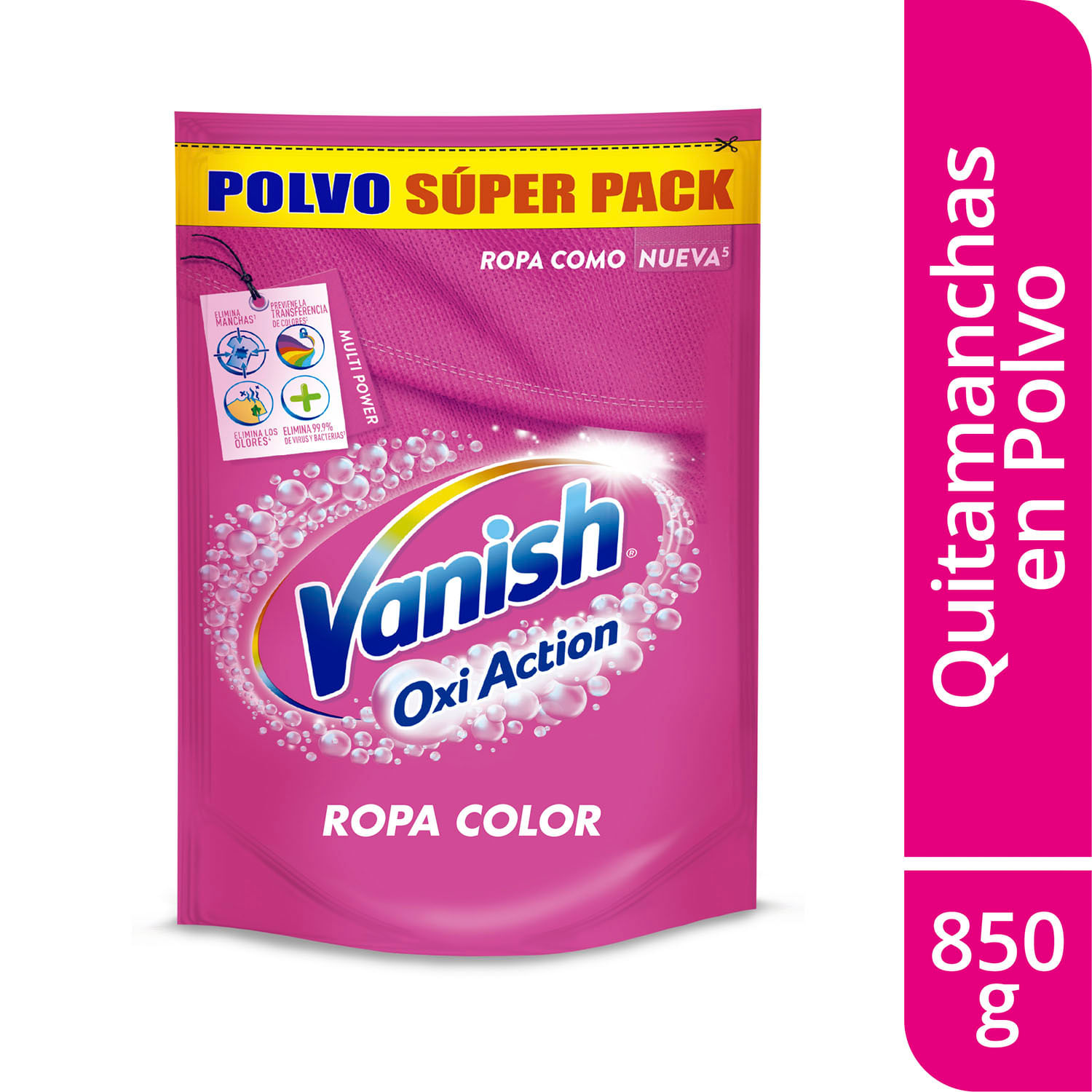 Comprar QUITAMANCHAS VANISH ELIMINA OLORES 420 G