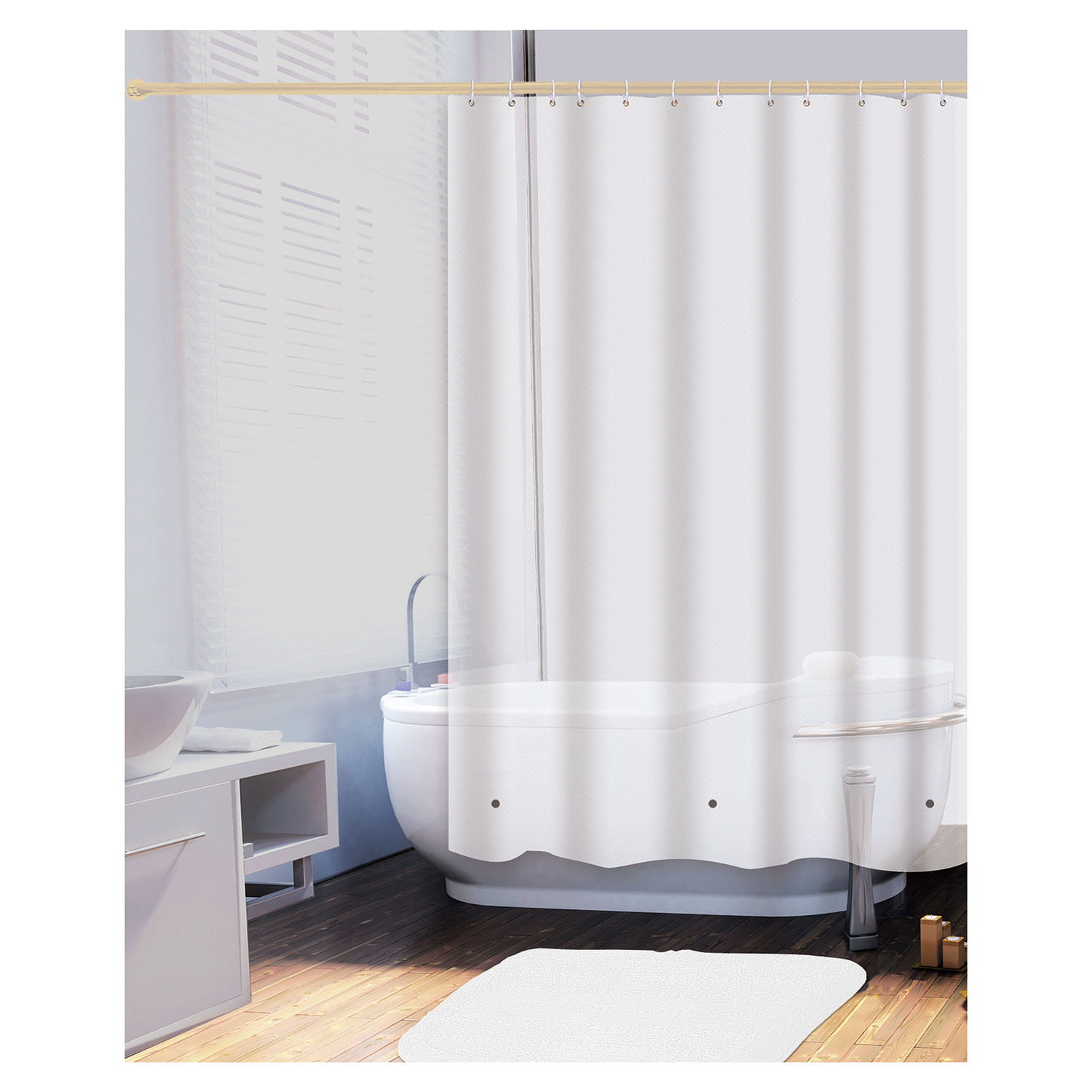 Cortina para Baño Liner Transparente – Perfect Home