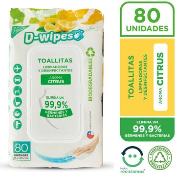 Toallitas desinfectantes Clorox expert aroma fresco 15 un