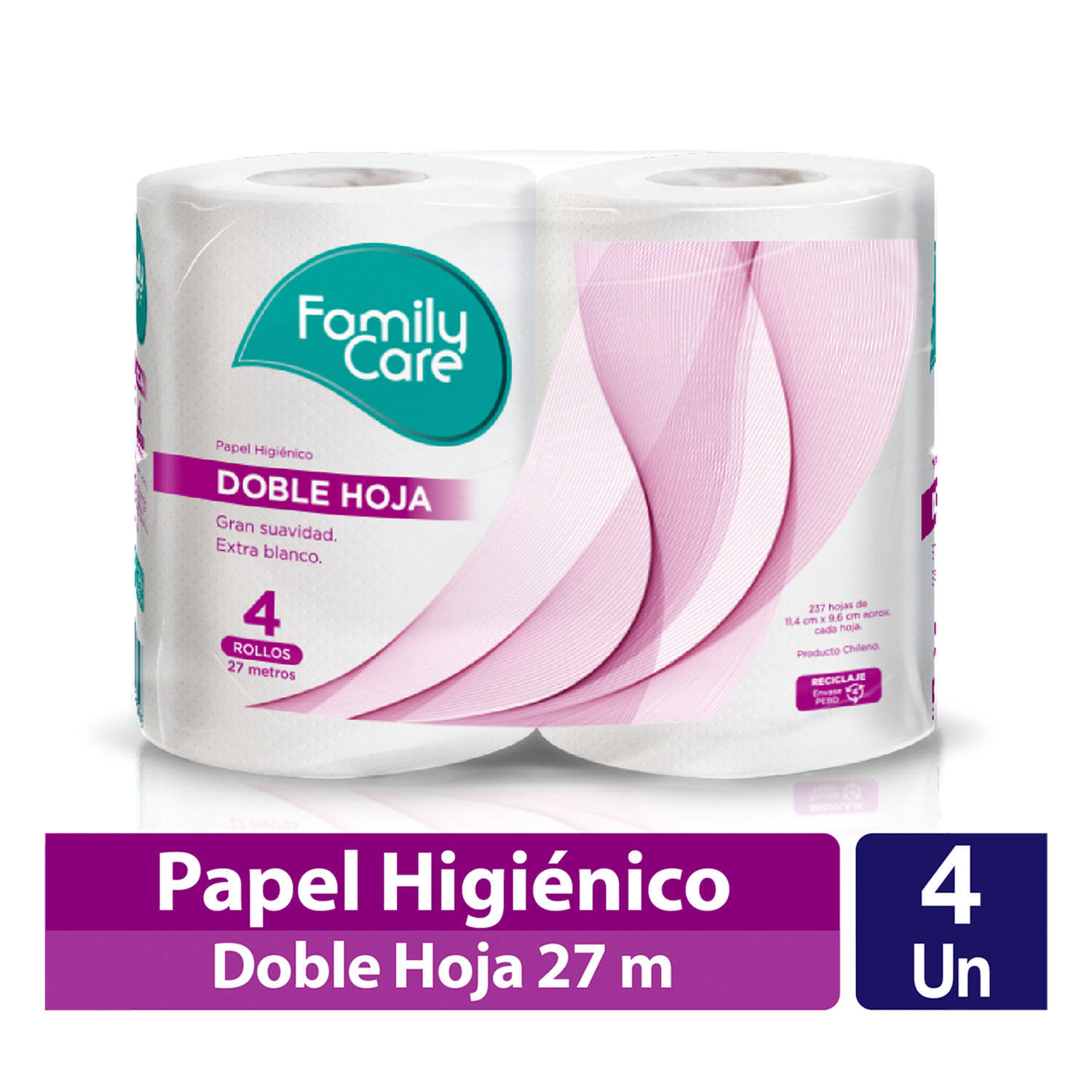 Papel Higiénico Húmedo Confort 3 Paquetes de 40 un.