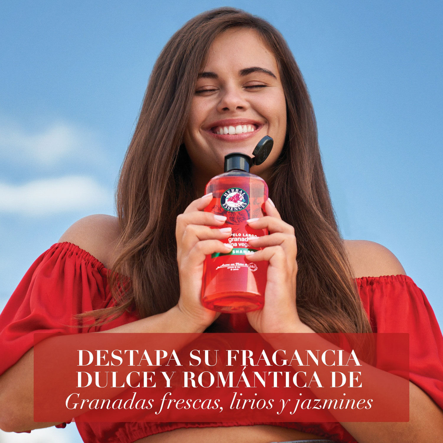 Comprar Shampoo Herbal Essences Pelo Largo Granada & Proteína Vegana 400 ml