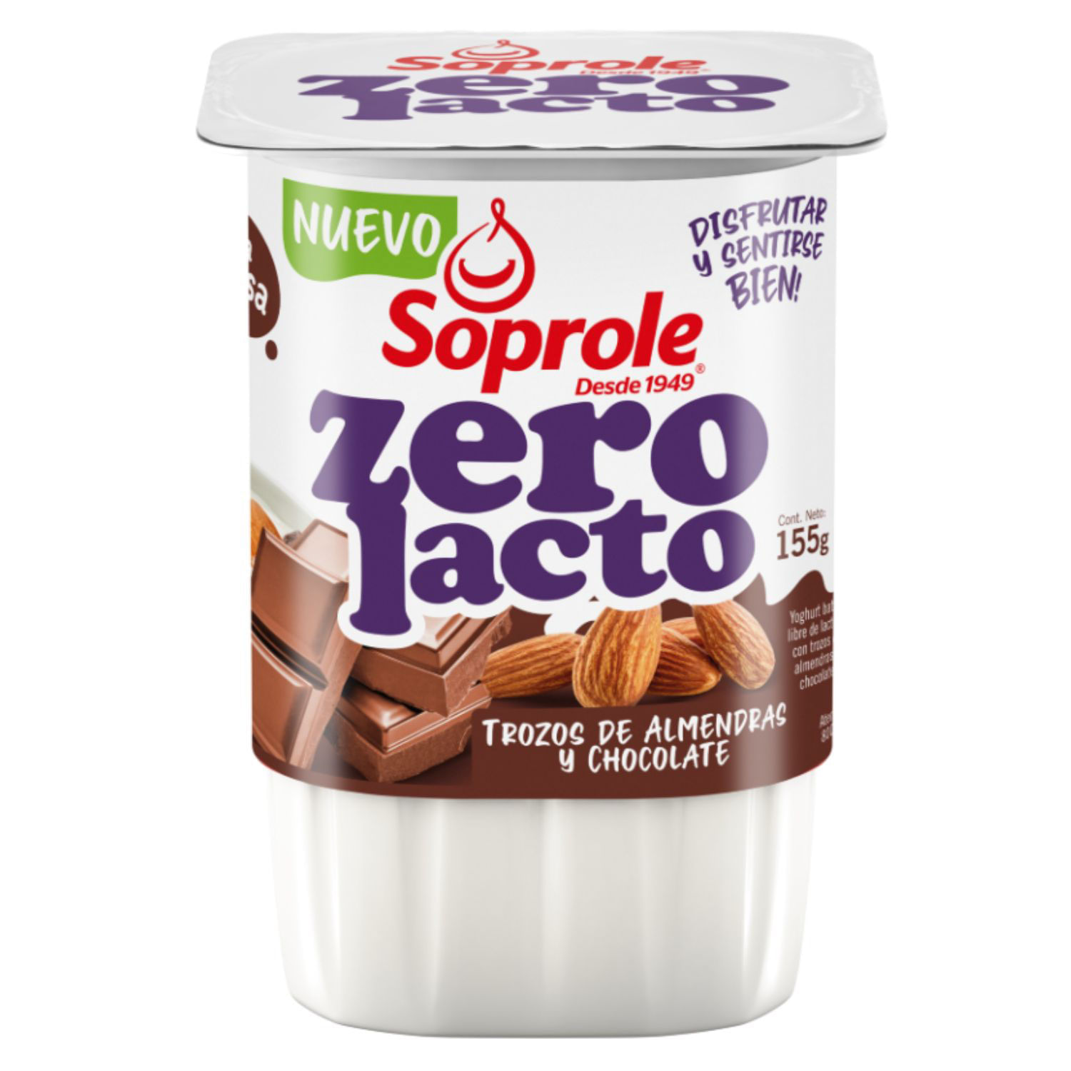 yogurt natural - soprole - 1 porción 155 gr