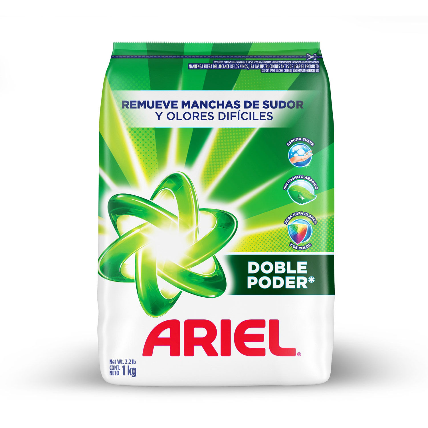 Ariel Detergente ropa 2 x 57 unid