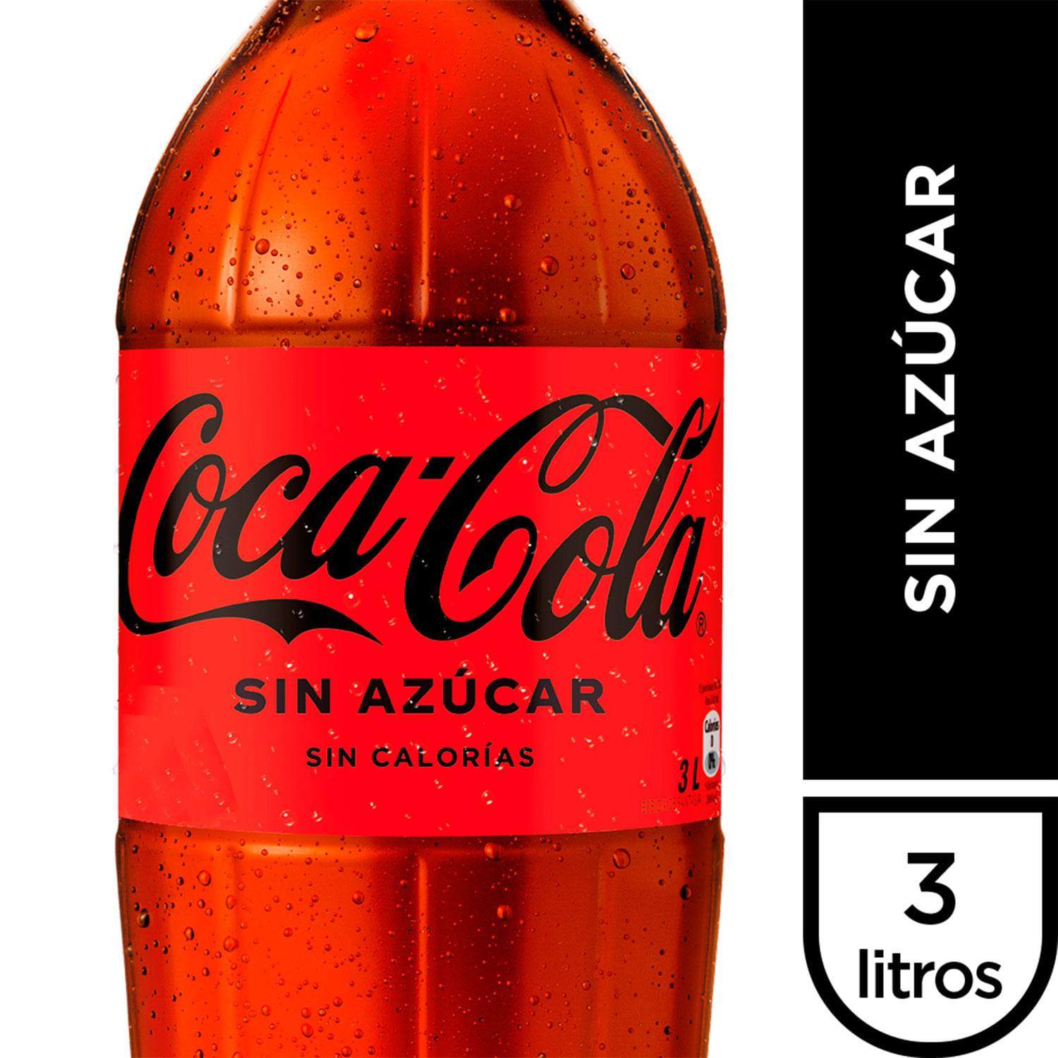 Refresco de cola sin azúcar ZERO CAFEÍNA botella 50 cl · COCA-COLA ZERO ·  Supermercado El Corte Inglés El Corte Inglés