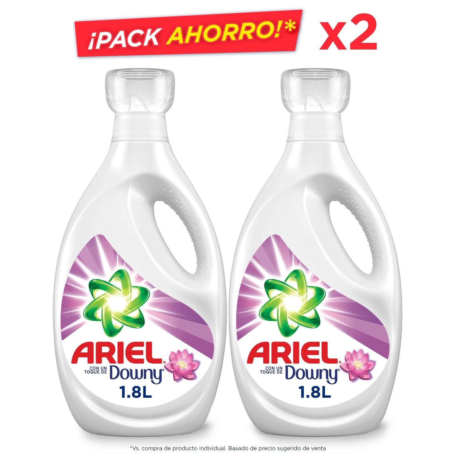 Detergente Liquido Ariel Botella 1,8Lt