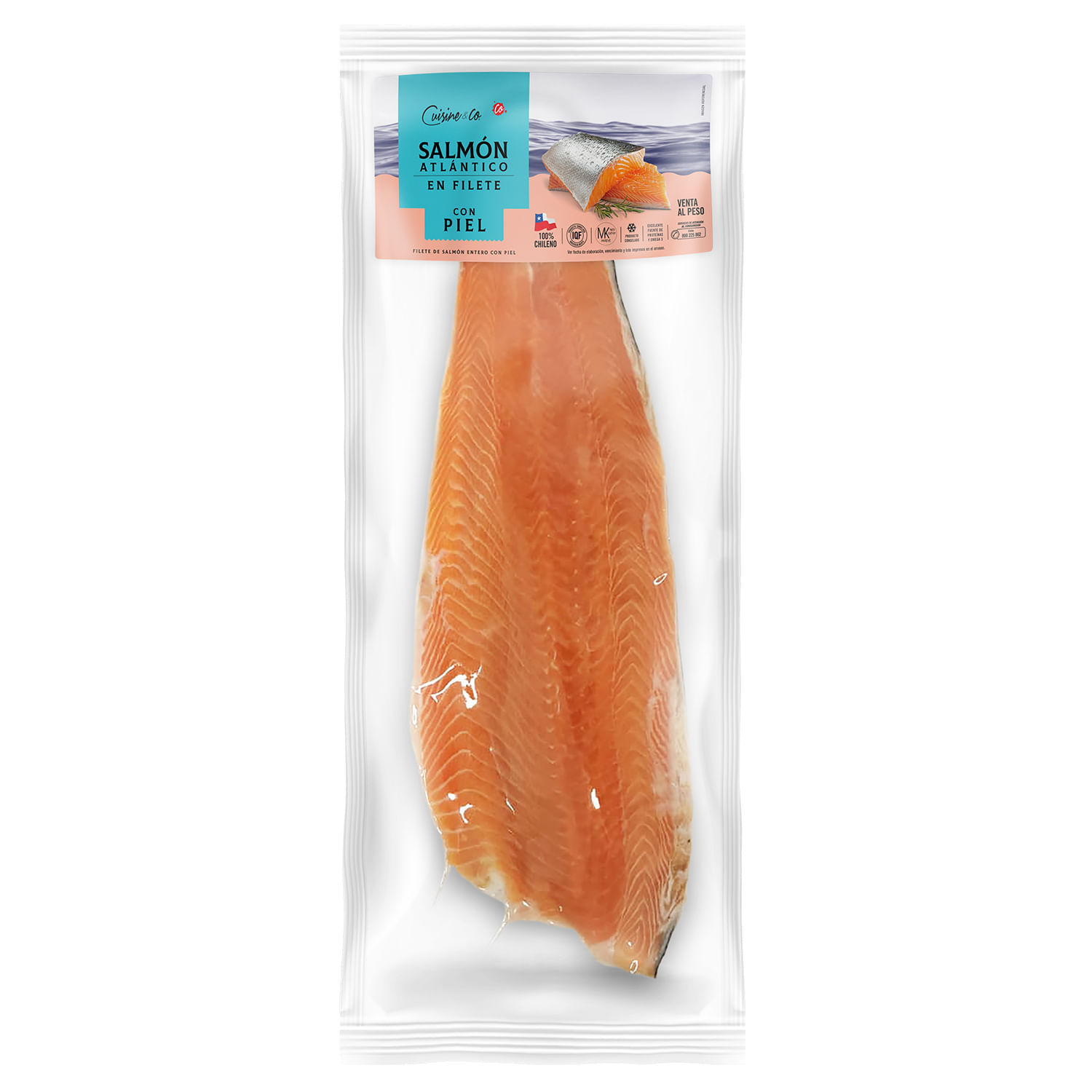 Salmón Filete Congelado kg
