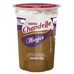 Postre Chandelle Crema Sin Lactosa Manjar 120 g