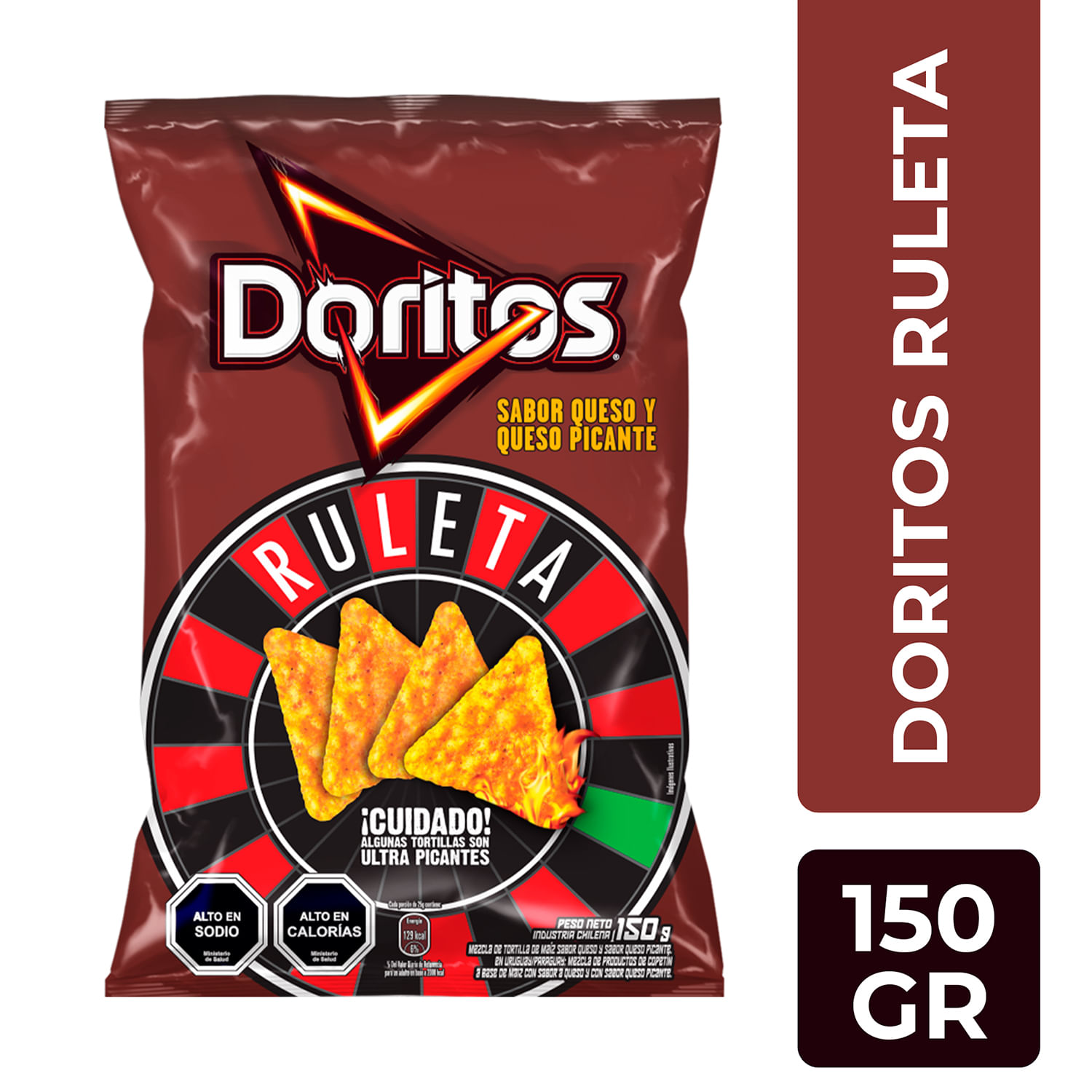 Snack Doritos Sabor Ruleta 150 g