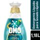 Detergente Líquido Omo Lavado Rápido 1.18 L - imagen 1