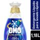 Detergente Líquido Omo Lavado Rápido Contra Malos Olores 1.18 L - imagen 1